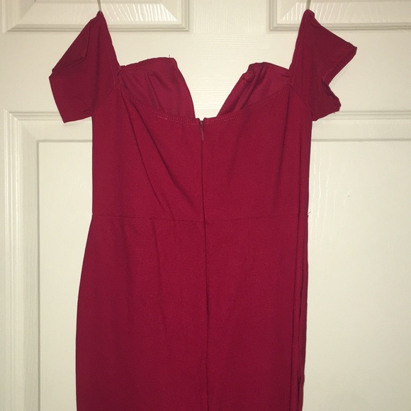 Auditions Off Shoulder High/Low Ruffle Dress - Picture 4 of 7